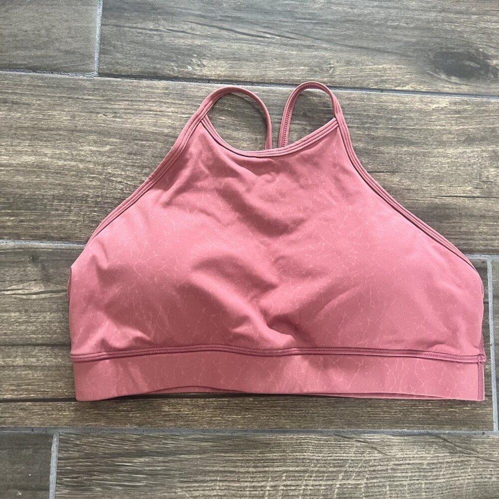 hi finest sports bra mauve purple pink size XL (053)